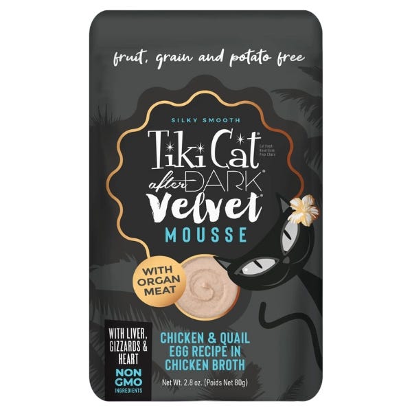 Tiki Cat After Dark Velvet Mousse - Chicken & Quail Egg