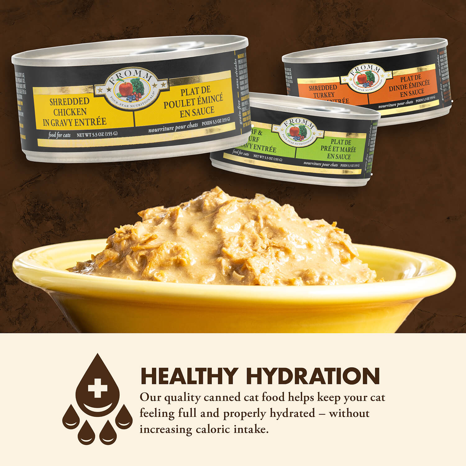 Fromm Shredded Wet Cat Food - Chicken In Gravy Entree 5.5oz - Maokids Pet