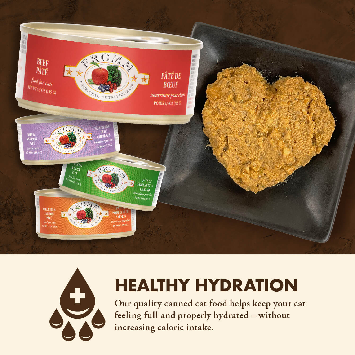 Fromm Four Star Wet Cat Food - Beef Pate 5.5oz - Maokids Pet