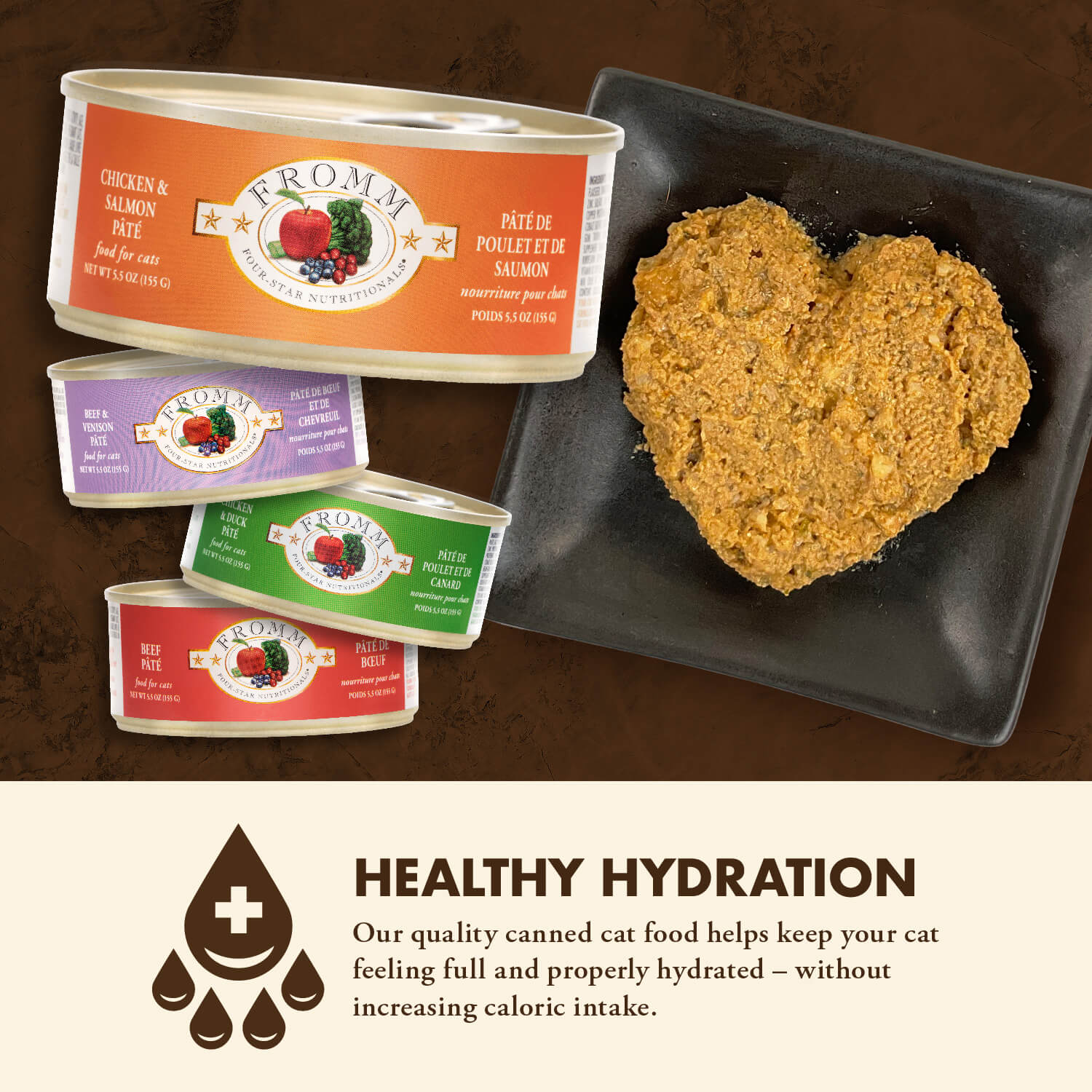 Fromm Four Star Wet Cat Food - Chicken & Salmon Pate 5.5oz - Maokids Pet