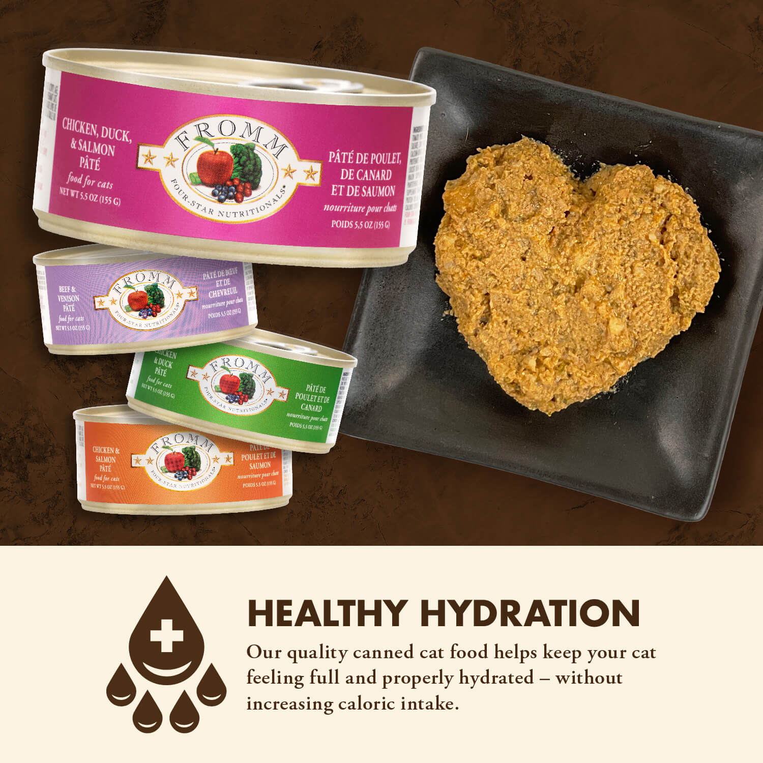 Fromm Four Star Wet Cat Food - Chicken, Duck & Salmon 5.5oz - Maokids Pet