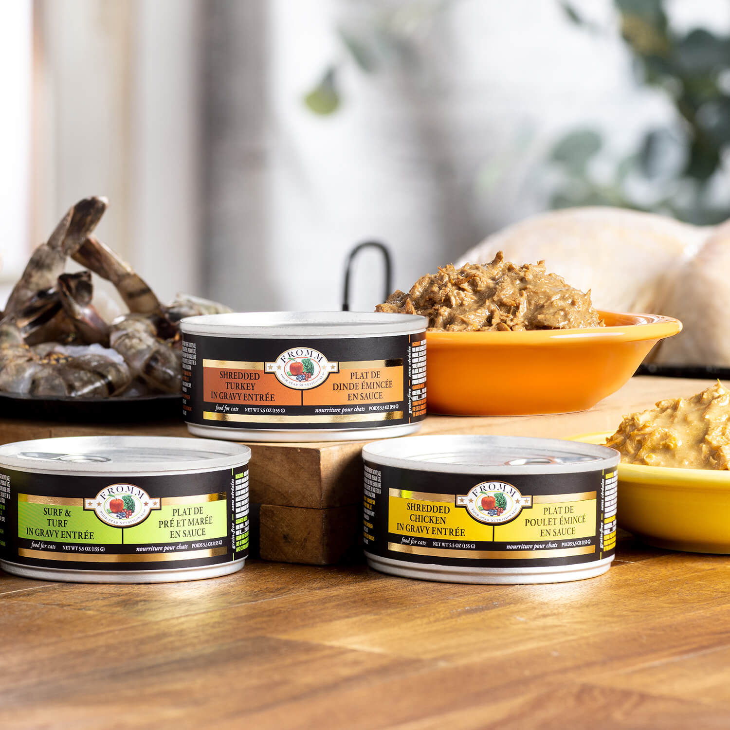 Fromm Shredded Wet Cat Food - Surf & Turf In Gravy Entree 5.5oz - Maokids Pet