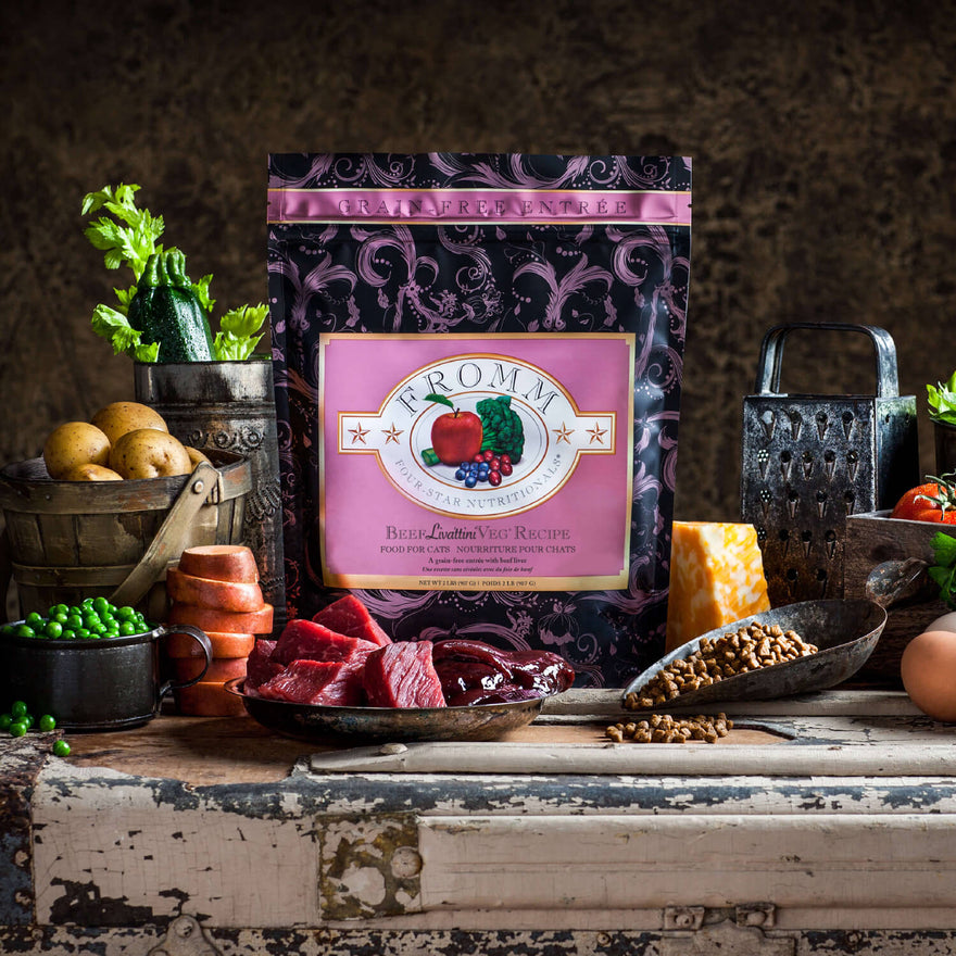 Fromm Cat Food - Beef Livattini Veg Recipe - Maokids Pet