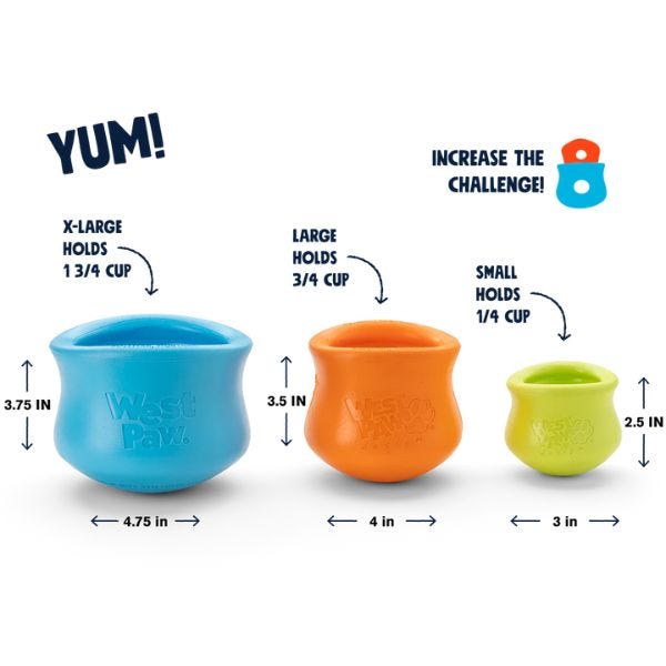 West Paw Design Toppl Treat Toy For Dog - Maokids Pet