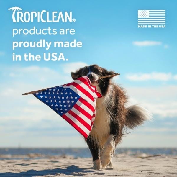 Tropiclean Berry & Coconut Deep Cleansing Foaming Waterless Shampoo - 7.4oz - Maokids Pet