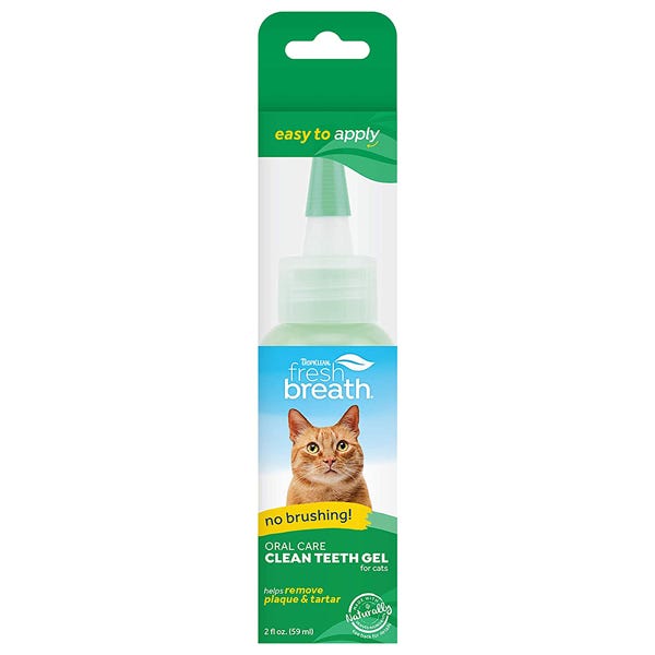 TropiClean Fresh Breath Gel for Cats - 2oz - Maokids Pet