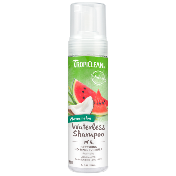 Tropiclean Watermelon Hypoallergenic Waterless Shampoo - 7.4oz - Maokids Pet