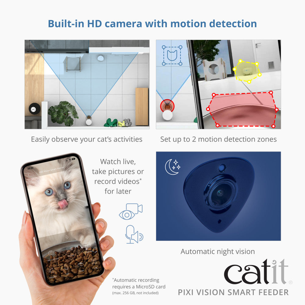 Catit PIXI Vision Smart Feeder 2.0 - Maokids Pet