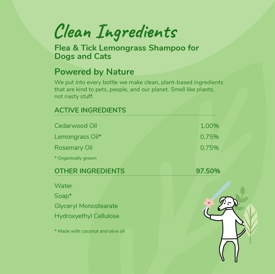Kin + Kind Outdoor Shield Shampoo For Cat & Dog - Lemongrass