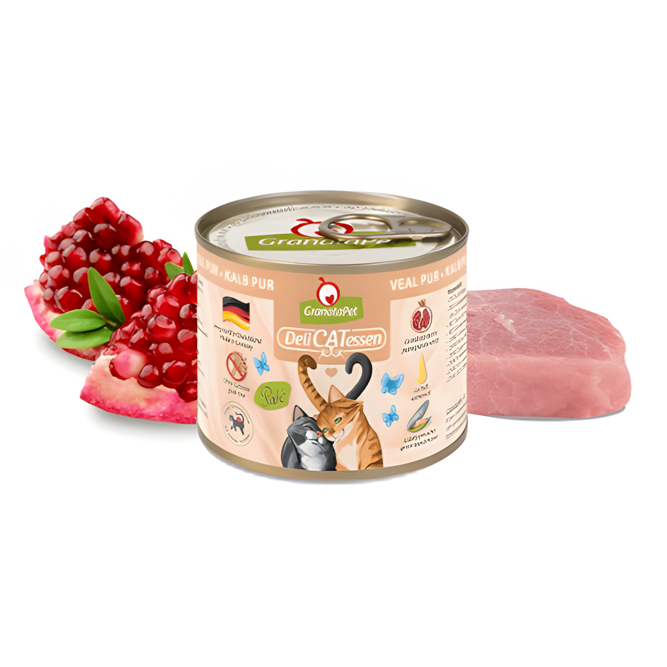 Granatapet DeliCATessen Cat Wet Food - Veal Pure 200g - Maokids Pet