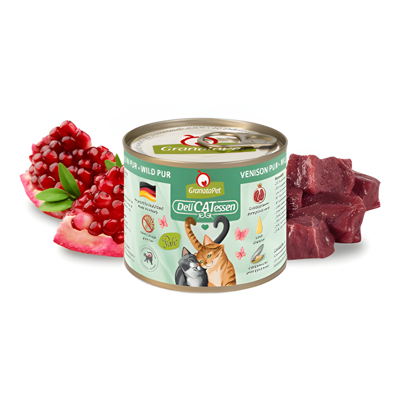 Granatapet DeliCATessen Cat Wet Food - Venison Pure 200g - Maokids Pet