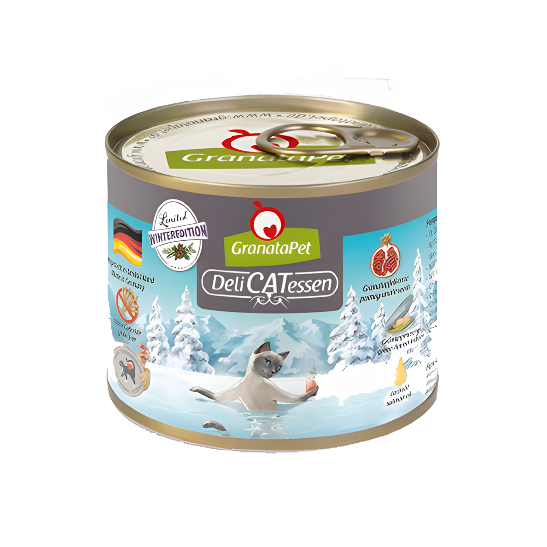 Granatapet DeliCATessen Cat Wet Food - 2024 Winter Edition - Game & Poultry with Cranberry & Salmon Oil - Maokids Pet