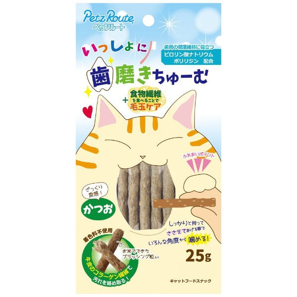 PetzRoute Soft Dental Sticks Cat Treats - Bonito Flavour - 25g