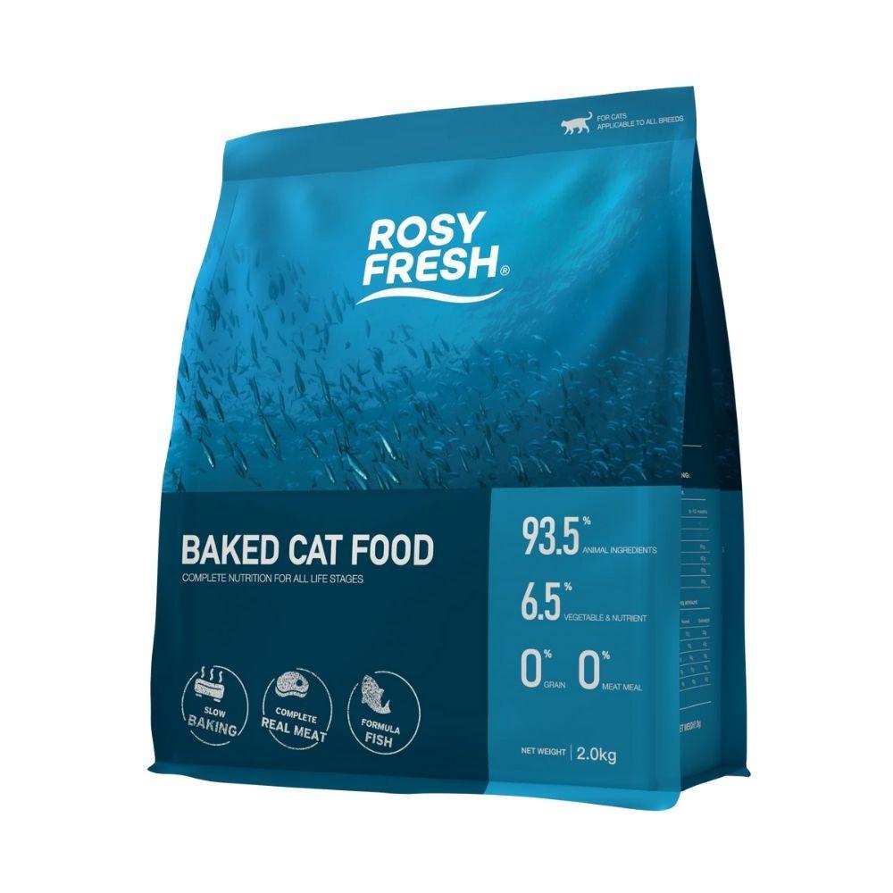 Rosy Fresh Ocean Fish & Chicken Recipe Baked All Life Stage Cat Dry Food