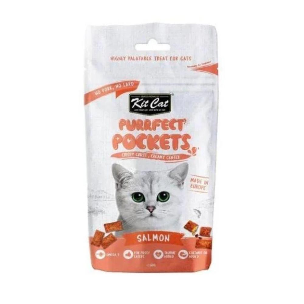 Kitcat 功能性夹心饼干 猫咪专用 训练日常零食必备 三文鱼配方