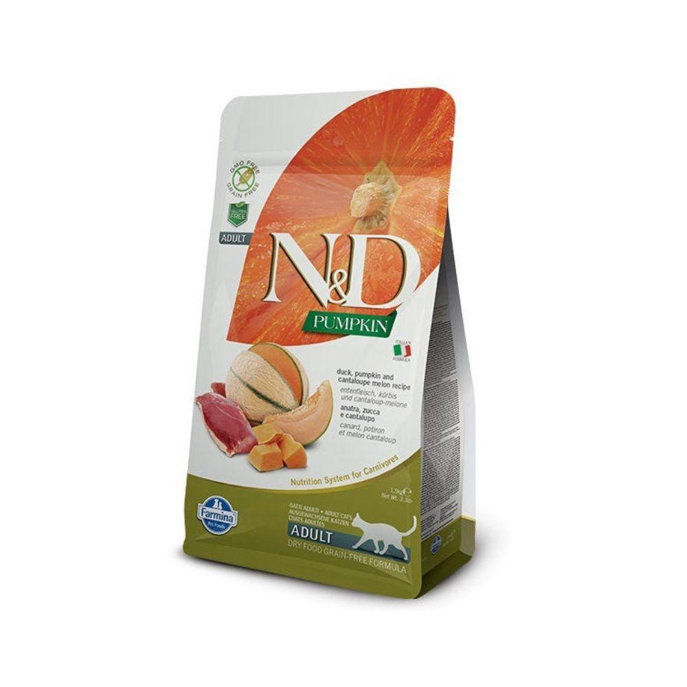 Farmina N&D Pumpkin Feline Adult Cat Food Formula - Duck and Cantaloupe