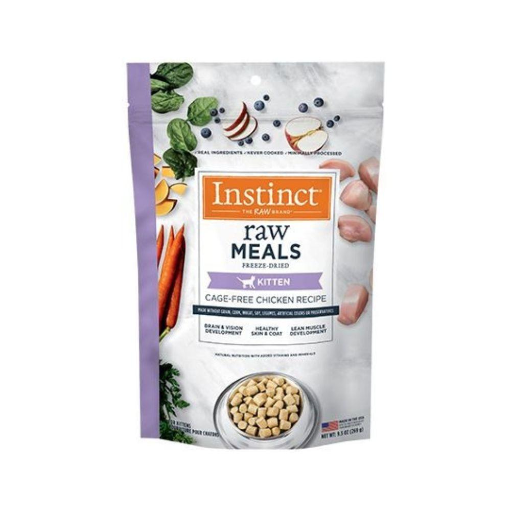 Instinct Raw Freeze Dried Meals Real Chicken Kitten Cat Food