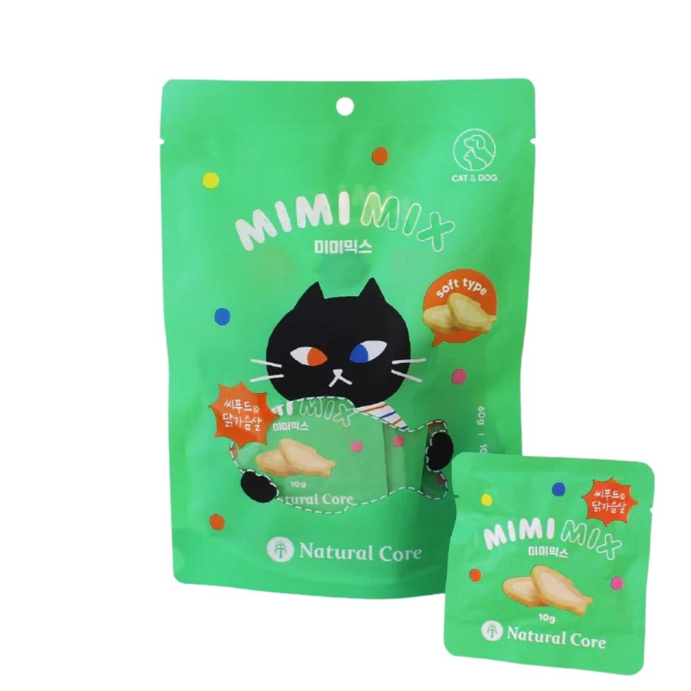 Natural Core Soft Chicken & Seafood Biscuits Cat Treats