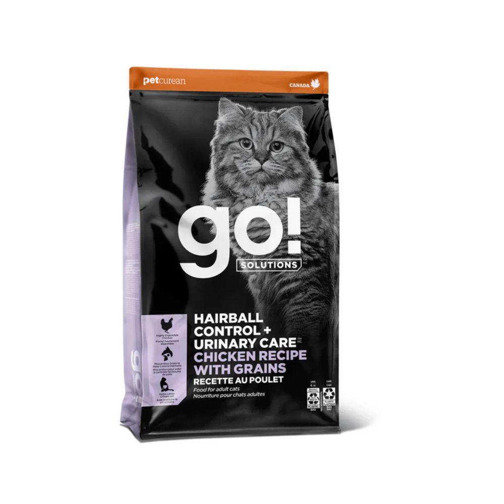 Go! Hairball Control + Urinary Care Chicken Dry Cat Food with Grains