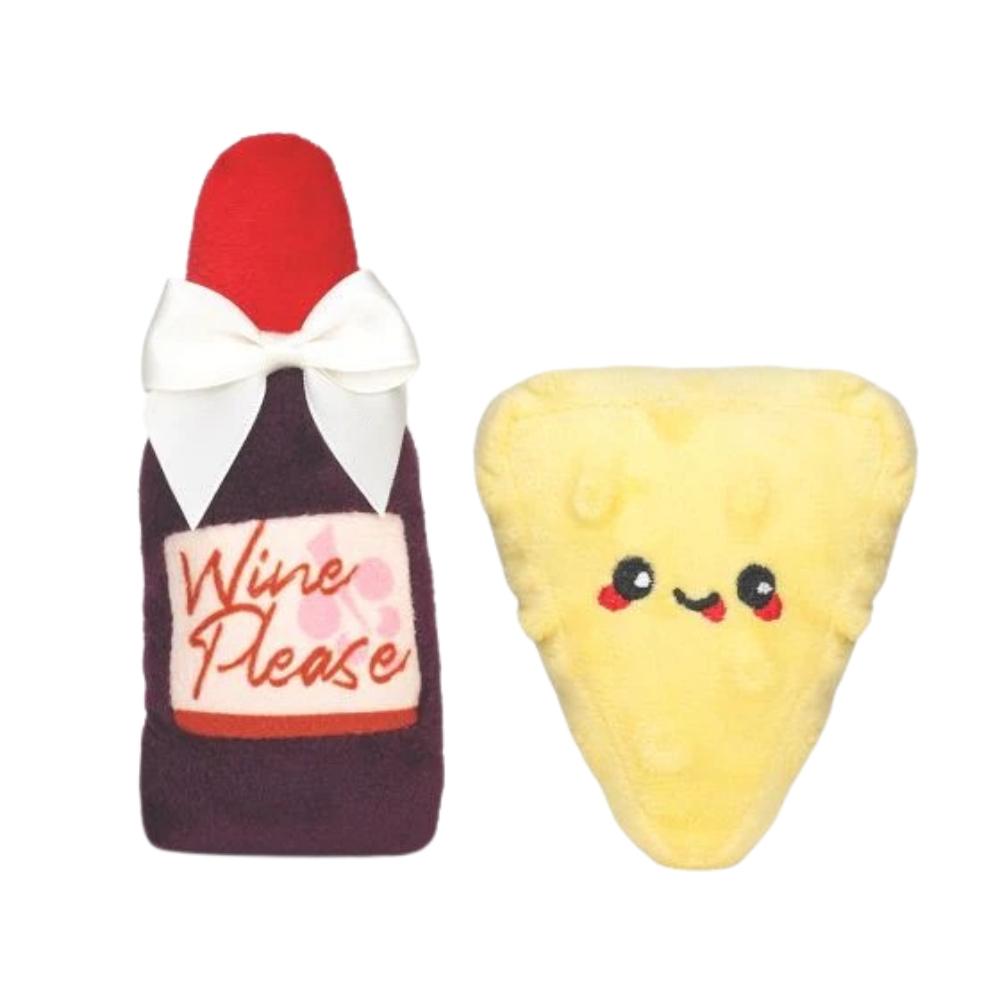Hugsmart Meow Buddies Kitten Party 2pk - Cheese & Wine