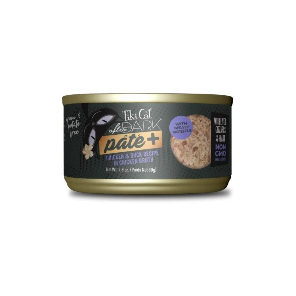 Tiki Cat After Dark Pate+ Wet Cat Food - Chicken & Duck