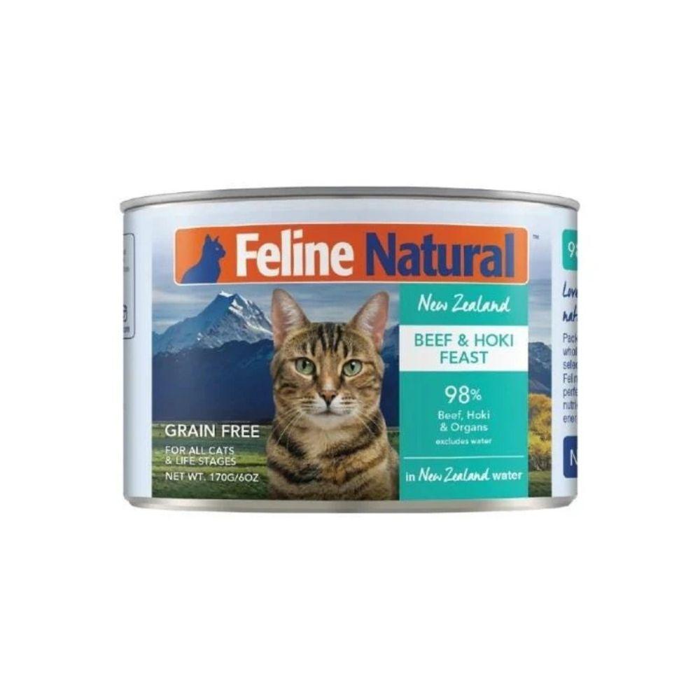 Feline Natural 牛肉鳕鱼配方猫咪罐头 肉泥质地 