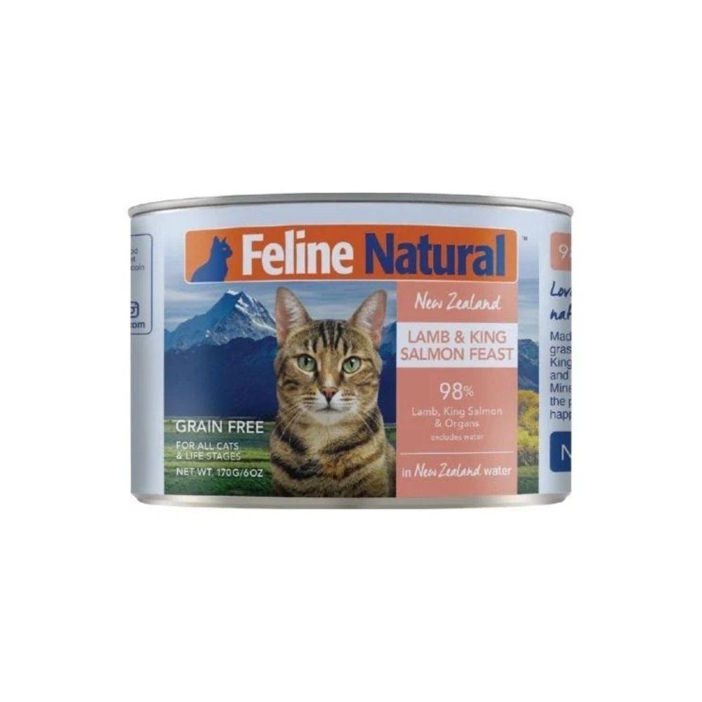 Feline Natural 羊肉三文鱼配方猫咪罐头 肉泥质地 