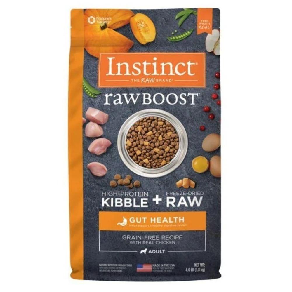 Instinct Raw Boost Grain-Free Recipe with Real Chicken for Gut Health Dog Food