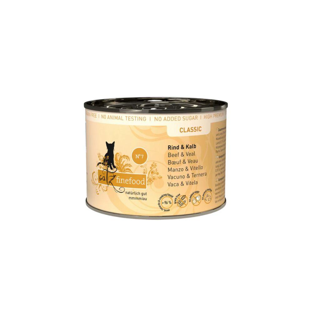 Catz Finefood Classic N °07 Beef & Veal Cat Wet Food