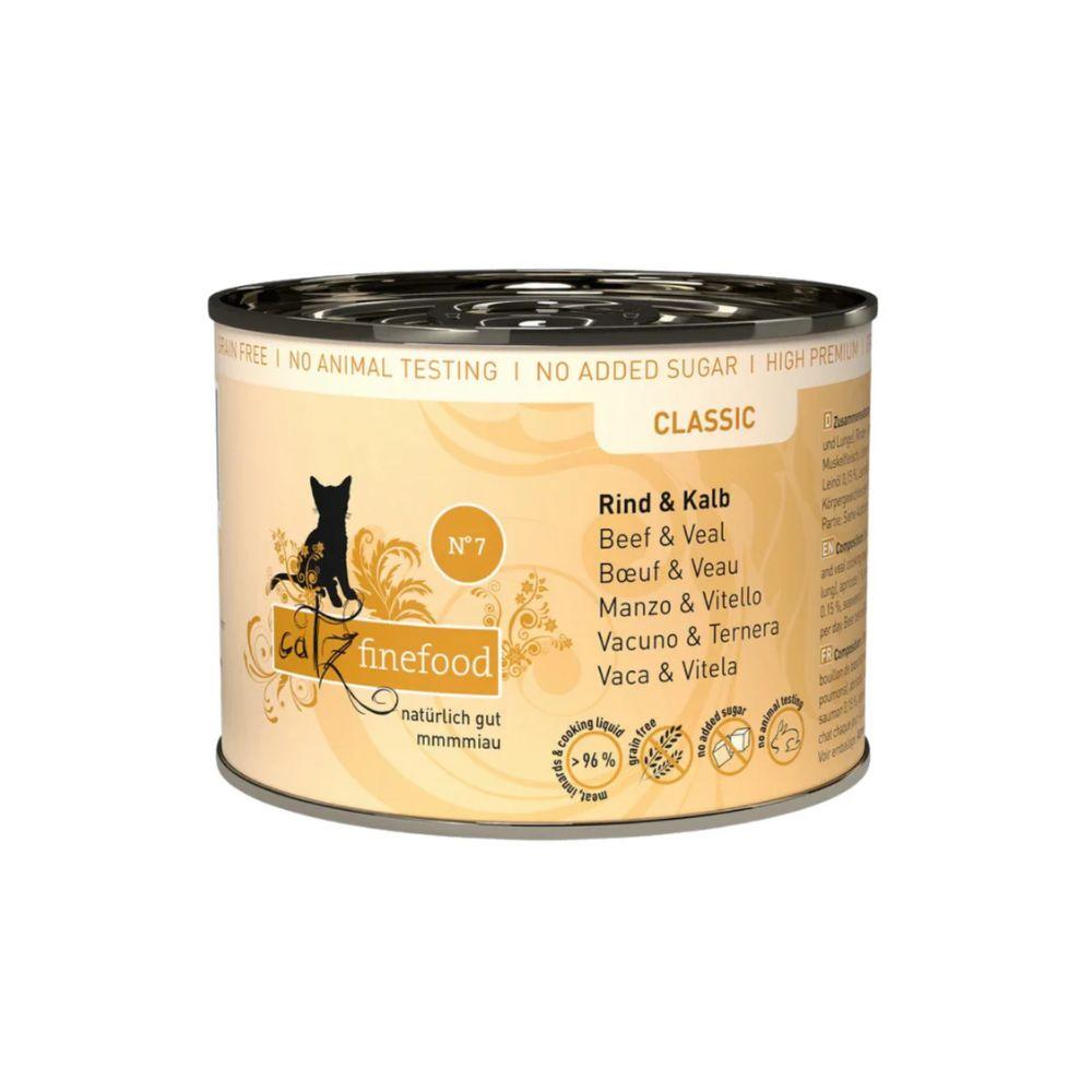 Catz Finefood Classic N °07 Beef & Veal Cat Wet Food