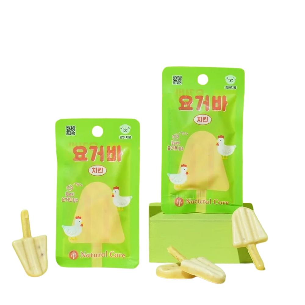 Natural Core Ice Cream Shaped Cheese & Yogurt Carrot & Strawberry Stick Dog Treats