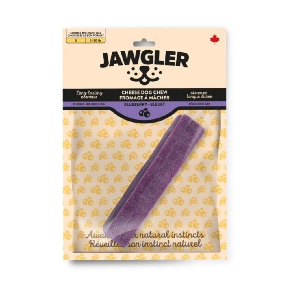 Jawgler Cheese Dog Chew - Blueberry Flavor
