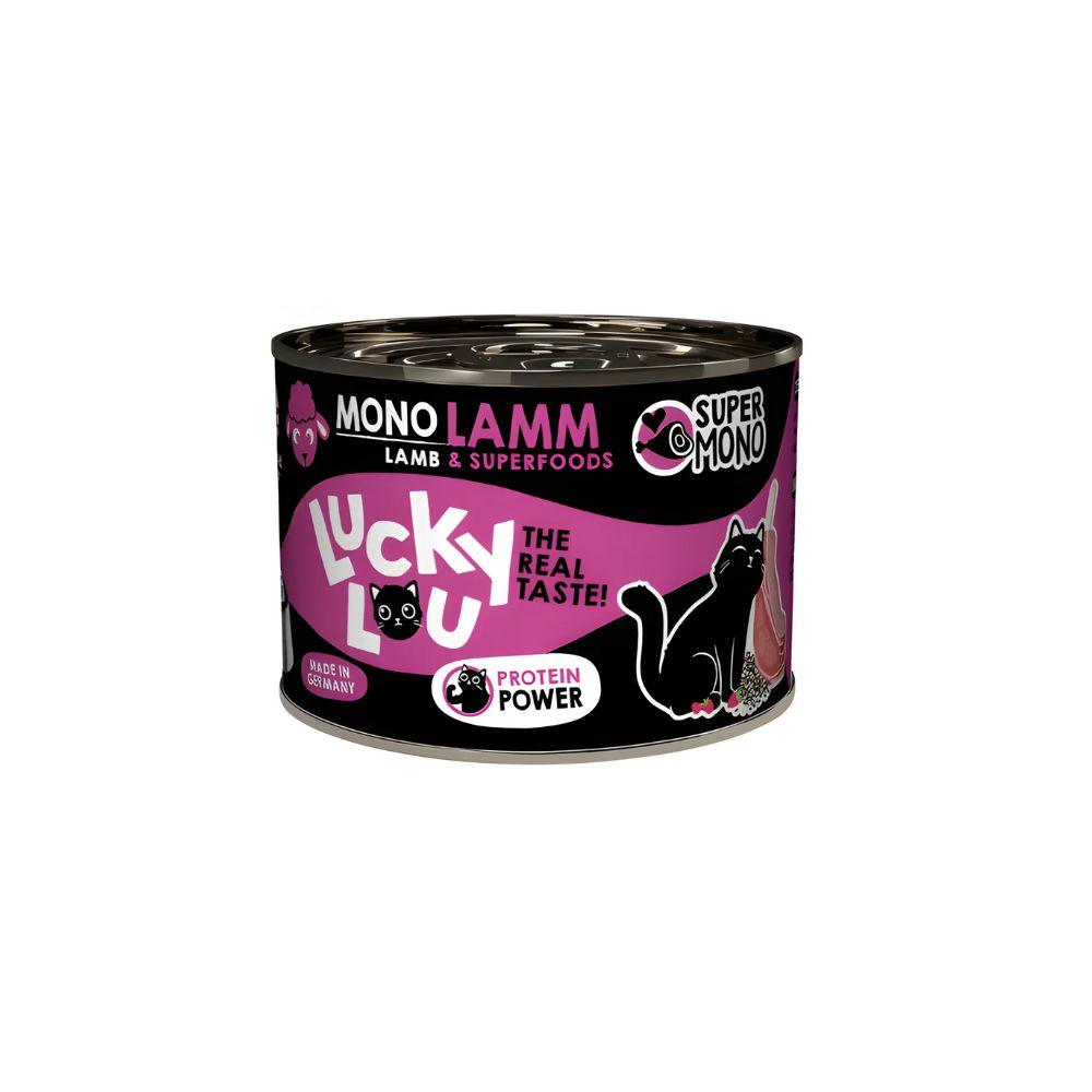 LuckyLou SuperMono Single Ingredient - Lamb with Raspberry & Chia Seeds