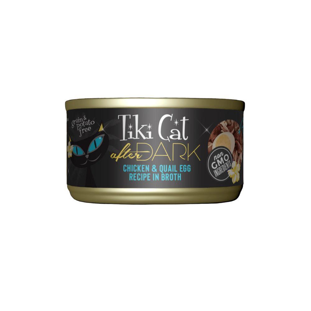 Tiki Cat After Dark Whole Foods - Chicken & Quail Egg Recipe In Broth