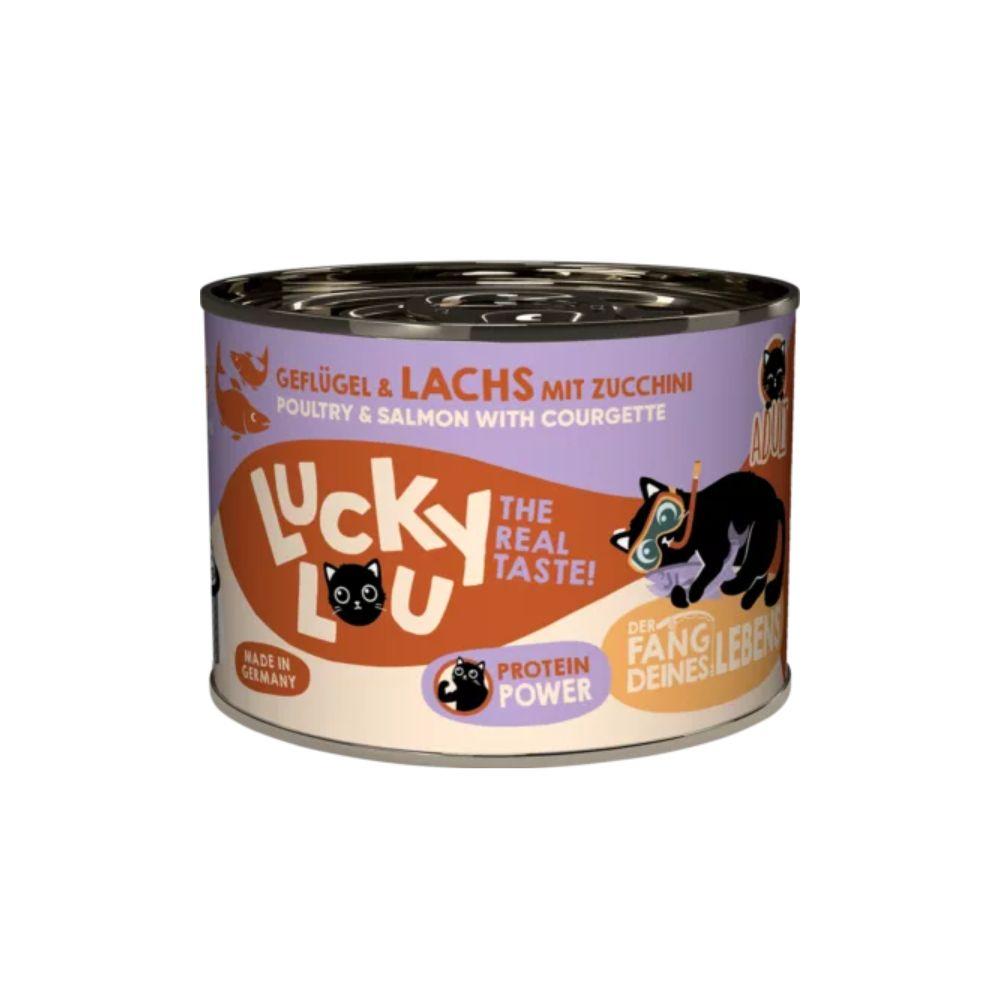 LuckyLou Poultry & Salmon with Zucchini Cat Wet Food