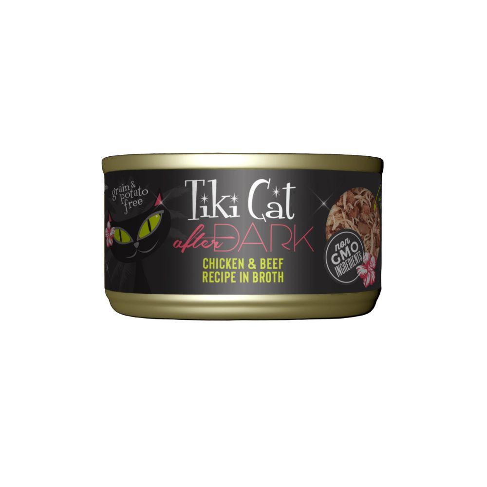 Tiki Cat After Dark Whole Foods - Chicken & Beef Recipe In Broth