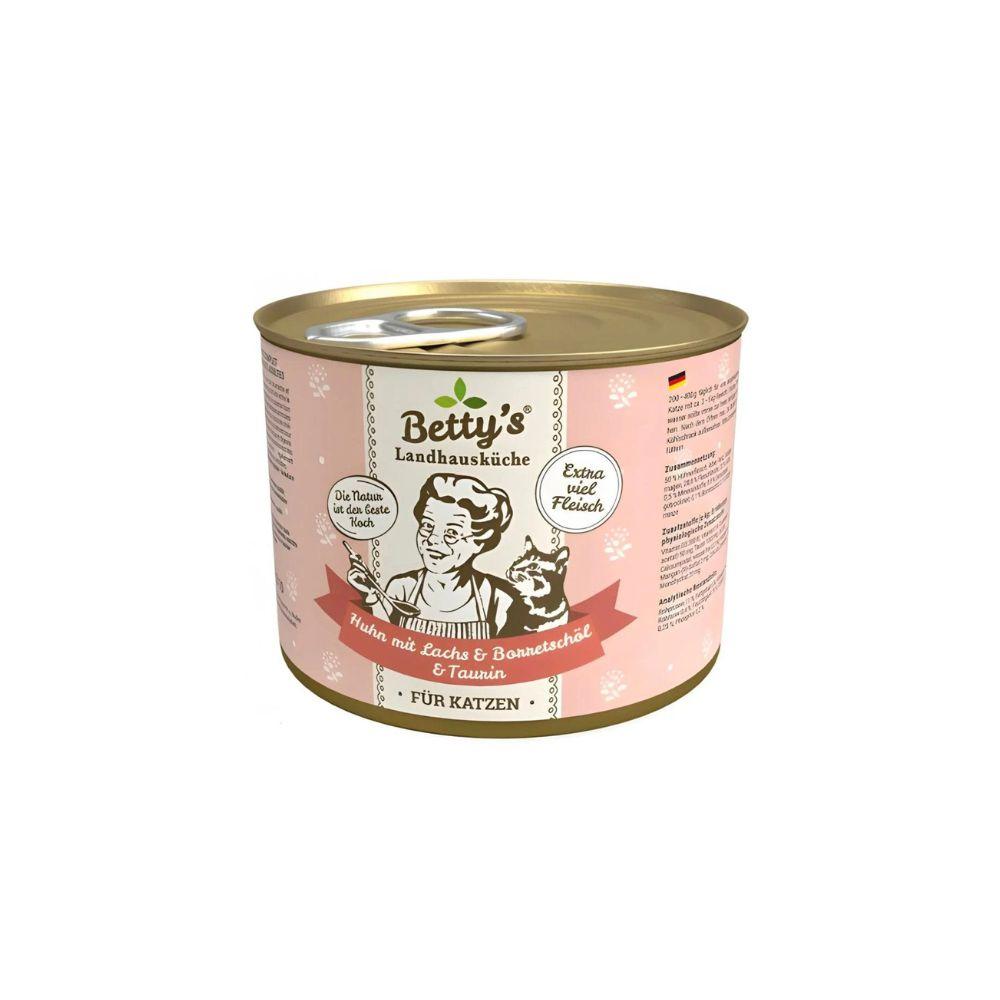 Betty's Country Kitchen Cat Wet Food - Chicken with Salmon and Borage Oil