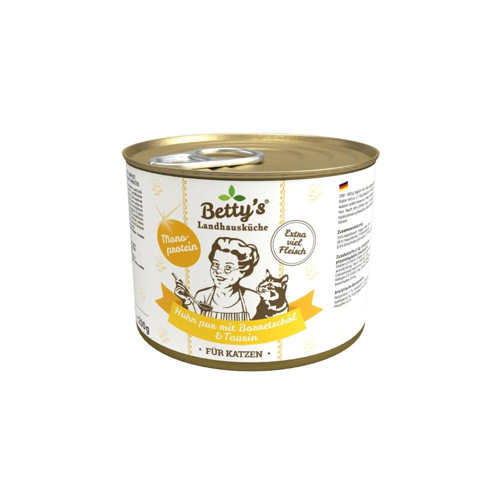 Betty's Country Kitchen Cat Wet Food - Chicken Pure & Borage Oil