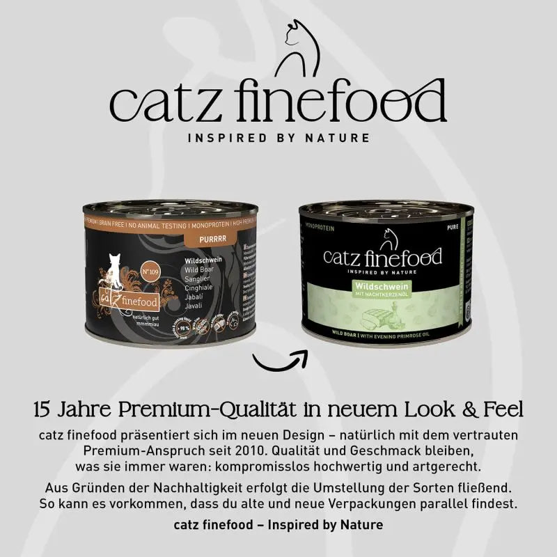 Catz Finefood Purrrr N °109 Pure Wild Boar Cat Wet Food