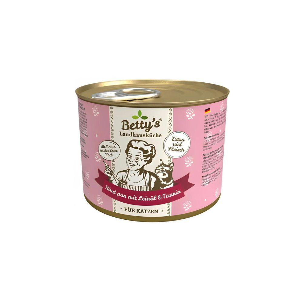 Betty's Country Kitchen Cat Wet Food - Pure Beef with Linseed Oil