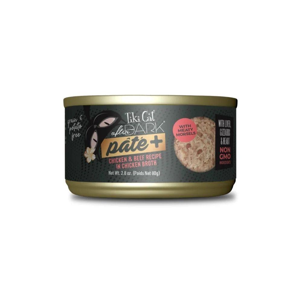 Tiki Cat After Dark Pate+ Wet Cat Food - Chicken & Beef