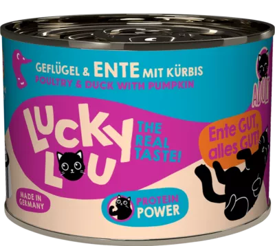 LuckyLou Poultry & Duck with Pumpkin Cat Wet Food - Maokids Pet