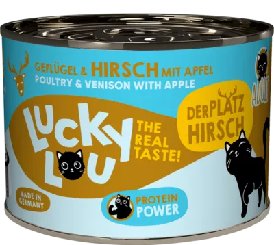 LuckyLou Poultry & Deer with Apple Cat Wet Food - Maokids Pet