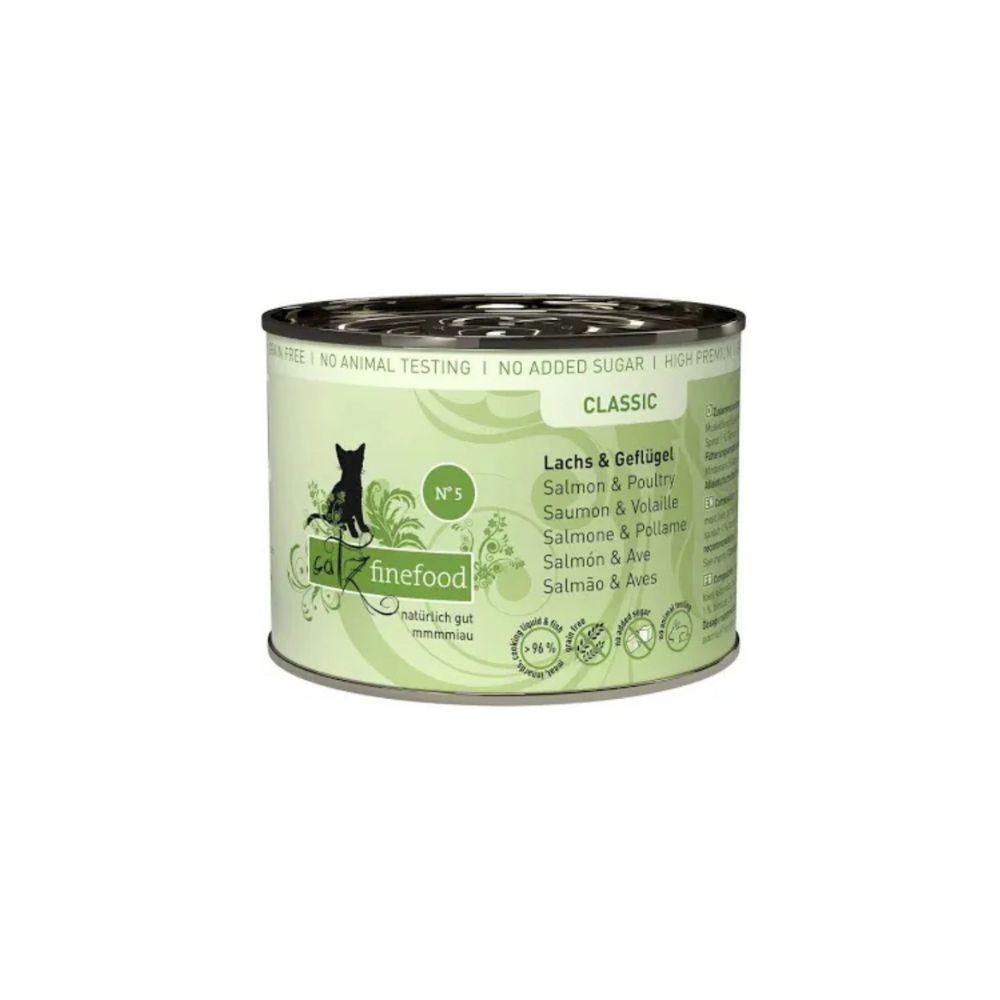 Catz Finefood Classic N °05 Salmon & Poultry Cat Wet Food