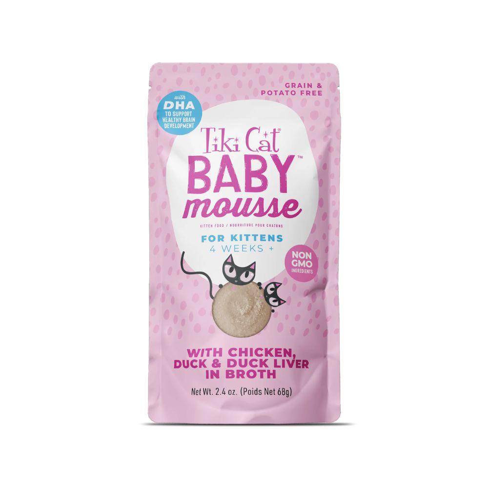 Tiki Cat 幼猫慕斯湿猫粮 - 鸡肉、鸭肉和鸭肝口味