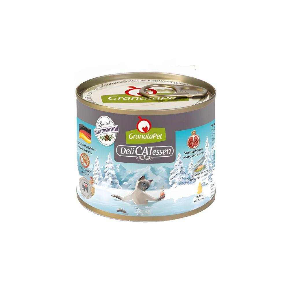 Granatapet DeliCATessen Cat Wet Food - 2024 Winter Edition - Game & Poultry with Cranberry & Salmon Oil