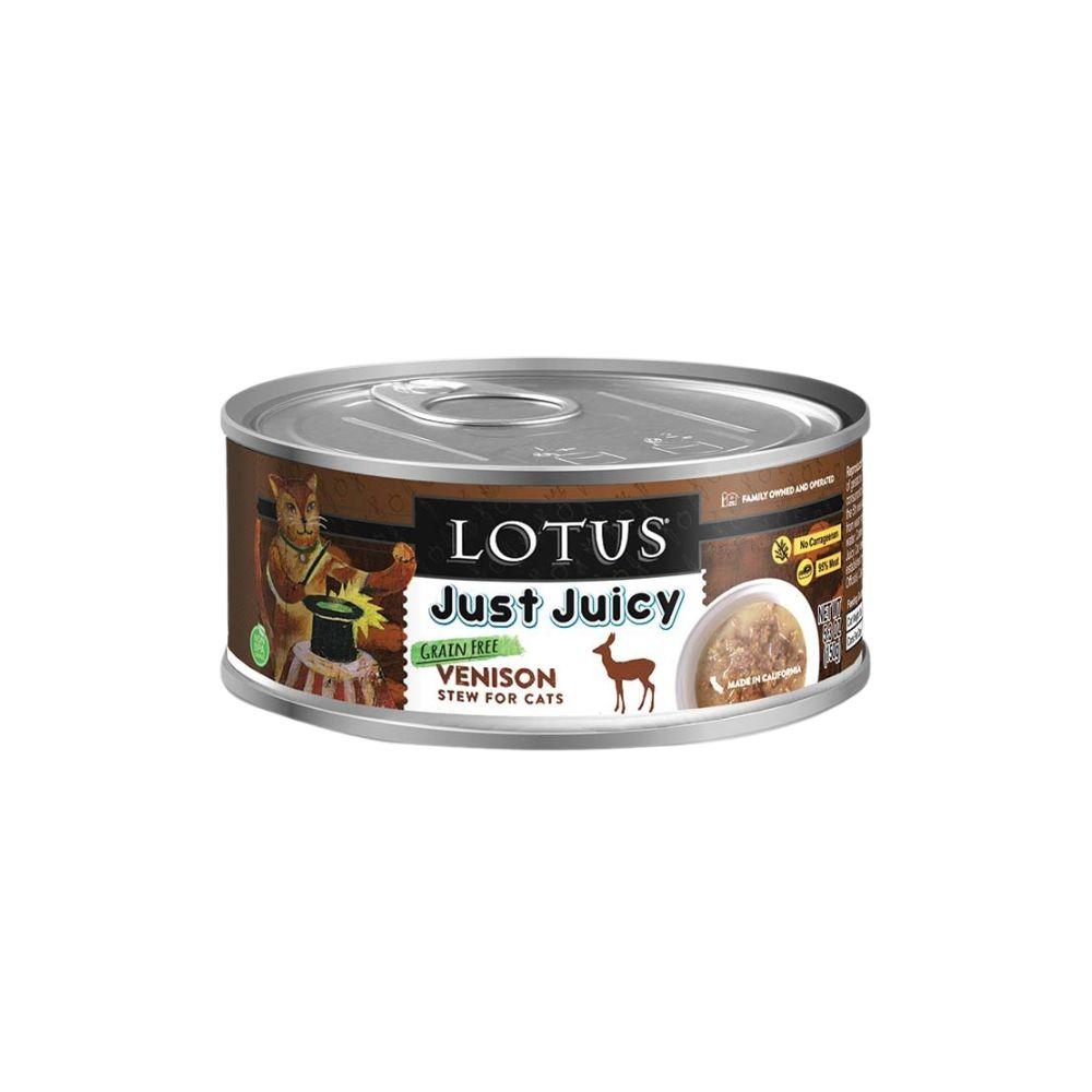 Lotus Just Juicy Cat Wet Food - Venison Recipe