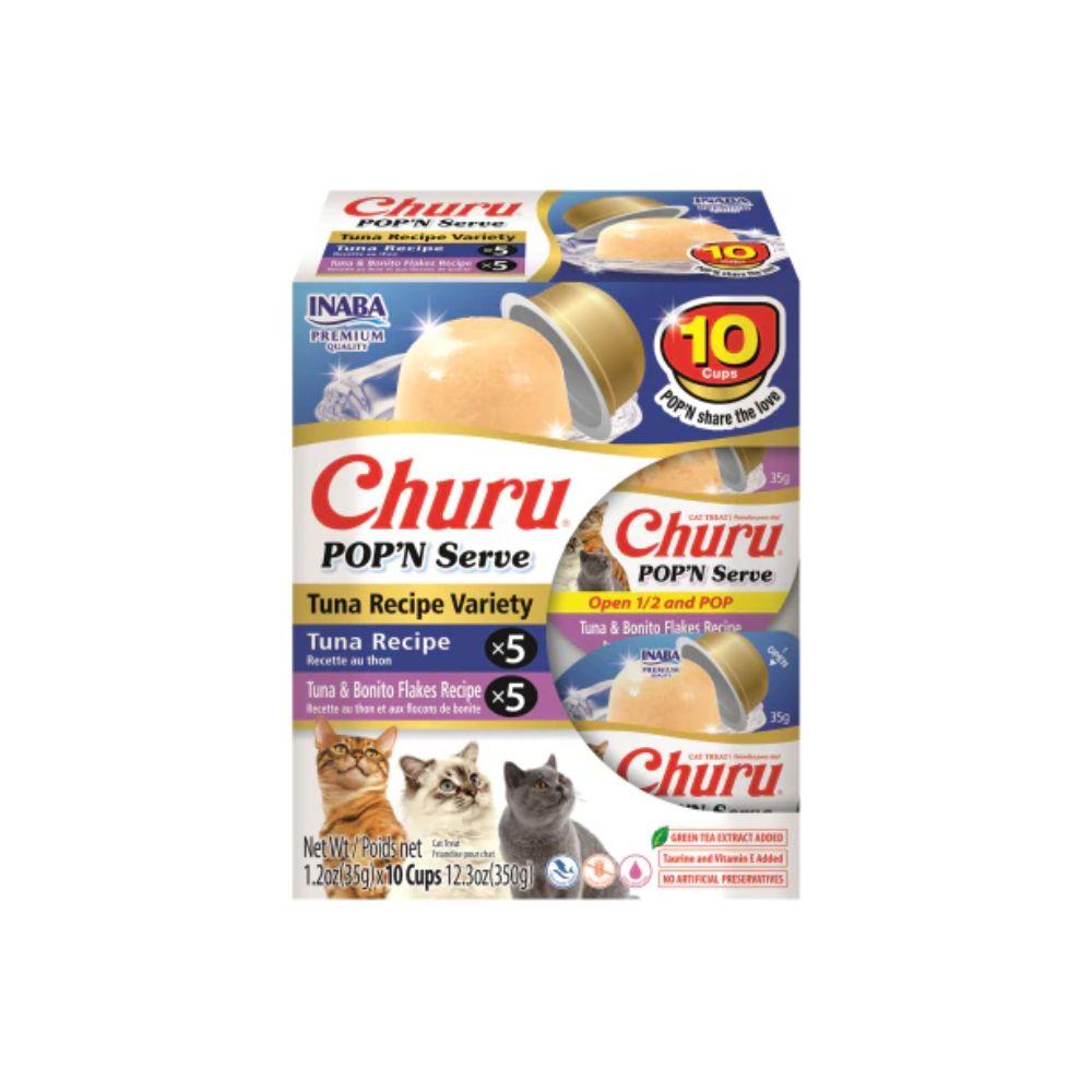 Inaba Churu POP'N Serve Cat Treat - Tuna Recipe Variety