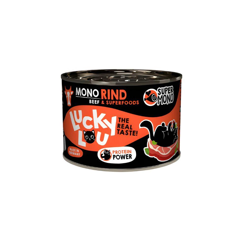 LuckyLou SuperMono Single Ingredient - Beef with Cranberry & Catnip