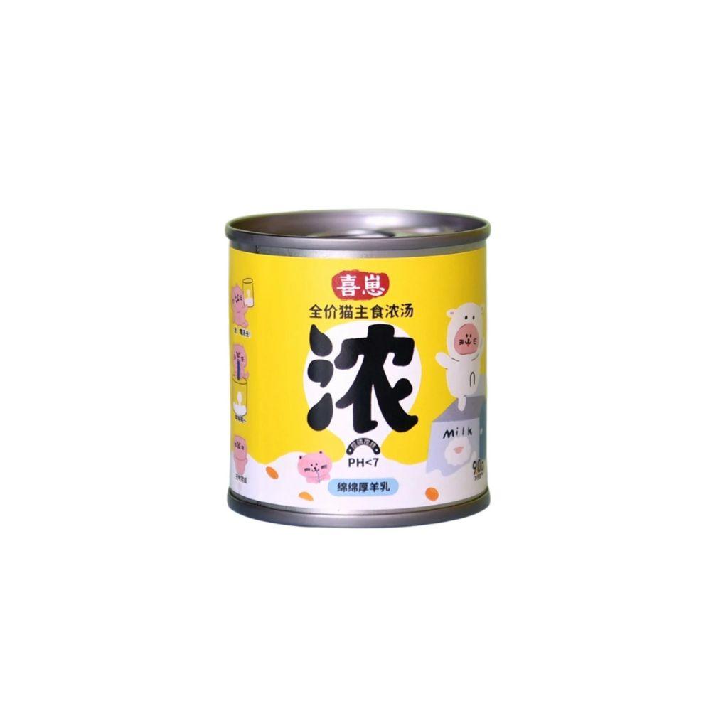 Xizai Gravy Entrée Mousse Canned Food for Cats - Creamy Thick Goat Milk Flavor